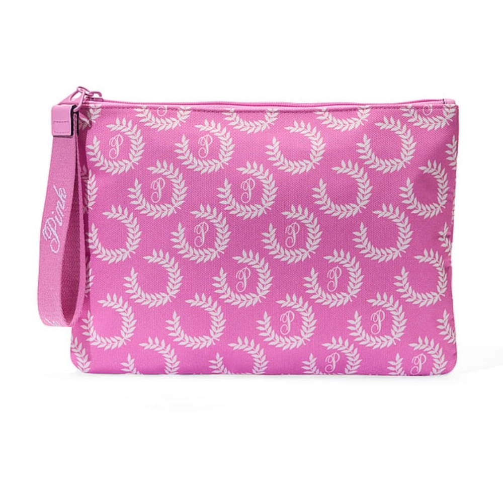 NWT PINK Top-Zip Pouch